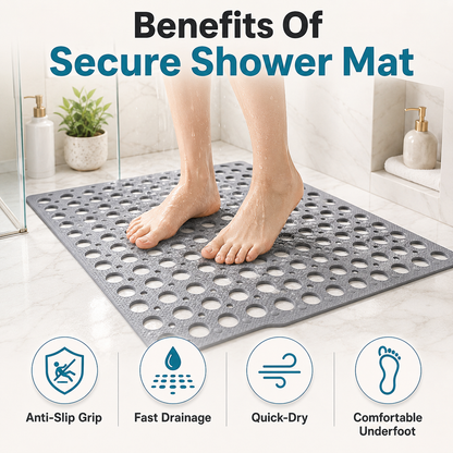 Save 50% This Summer 💧 SafeStep Bathroom Safety Mat - Make Every Shower Feel Safer