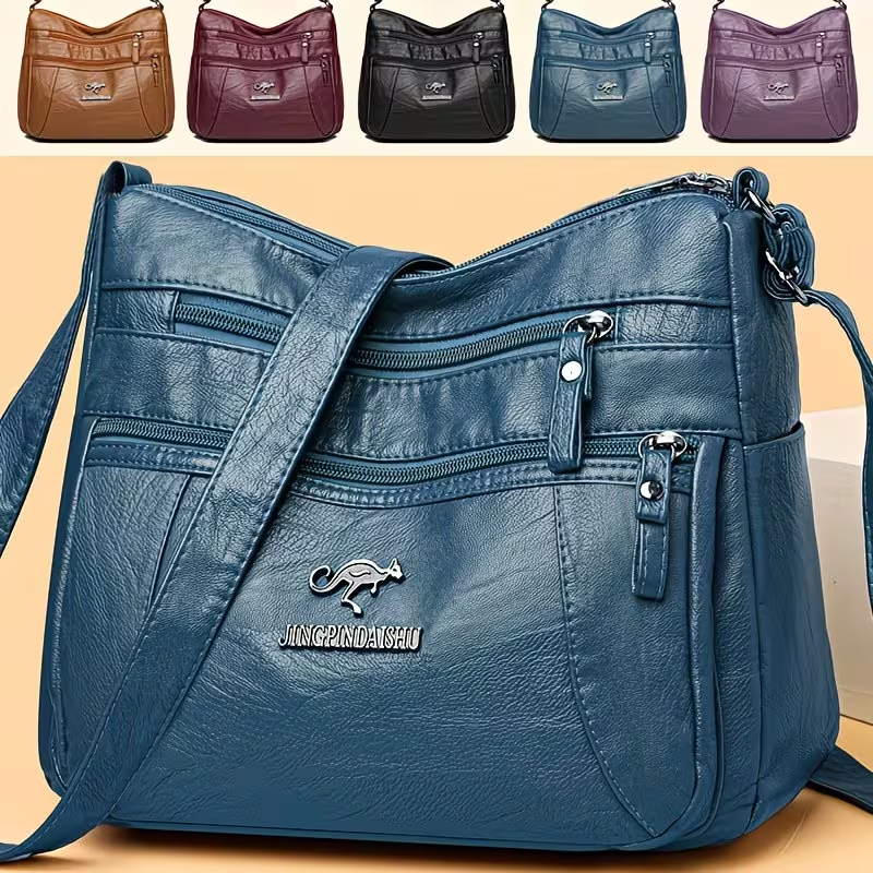 🔥 FLASH SALE: 50% OFF! ✨Women's Leather Crossbody Bag – Versatile Multi-Function Purse for Everyday Use