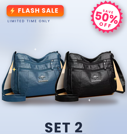 🔥 FLASH SALE: 50% OFF! ✨Women's Leather Crossbody Bag – Versatile Multi-Function Purse for Everyday Use
