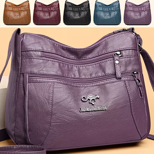 🔥 FLASH SALE: 50% OFF! ✨Women's Leather Crossbody Bag – Versatile Multi-Function Purse for Everyday Use