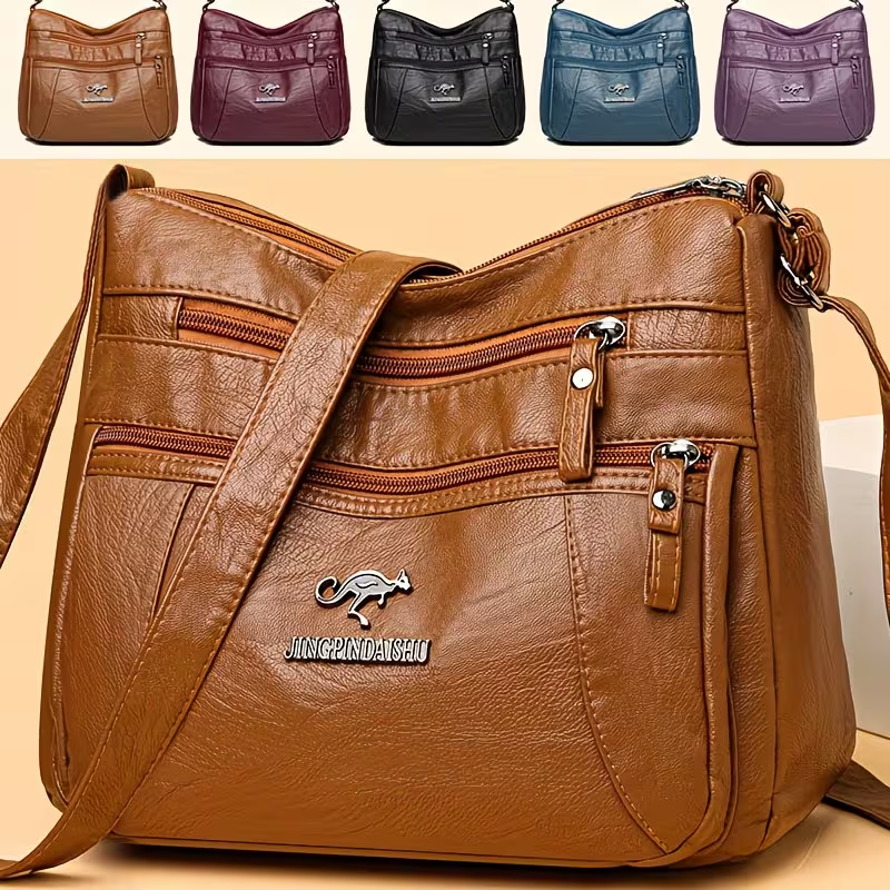 🔥 FLASH SALE: 50% OFF! ✨Women's Leather Crossbody Bag – Versatile Multi-Function Purse for Everyday Use