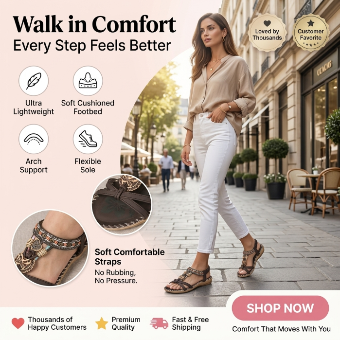 🎉Special Offer - Limited Stock 50% OFF🔥 Ethnic Style Women'S Sandals